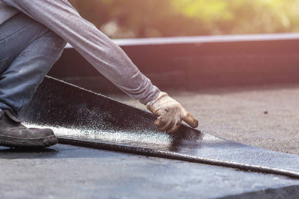Professional Vapor Barrier Installation technician working in Bedminster, NJ